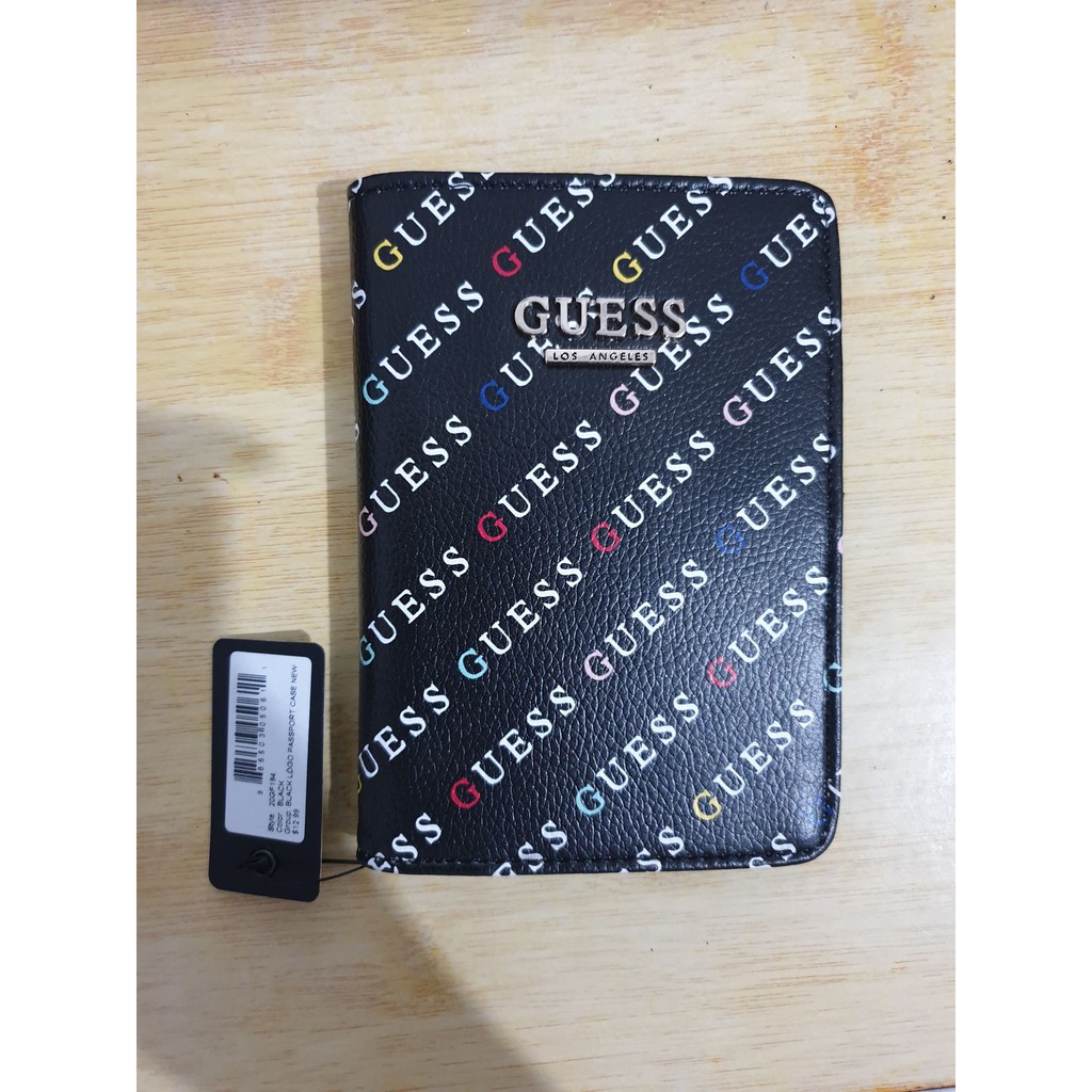 Guess Black Logo Passport Case from USA Shopee Philippines