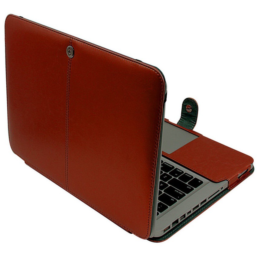 Apple Essentials Leather Laptop Case for Macbook Pro 13"(Maroon