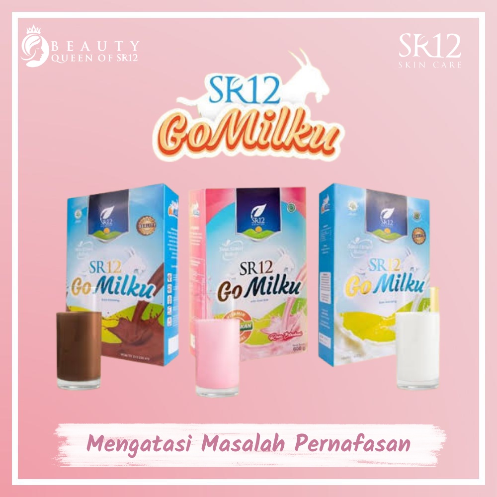 Gomilku SR12 Etawa Goat Milk Powder Strawberry Flavor Original Without