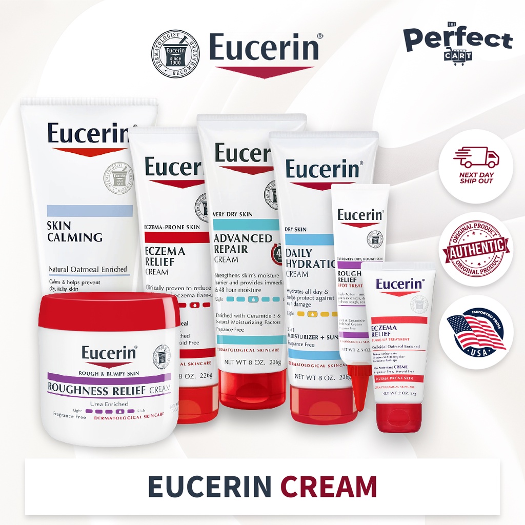 Eucerin Cream Eczema Relief I Flare-up I AdvRepair 8 oz I ...