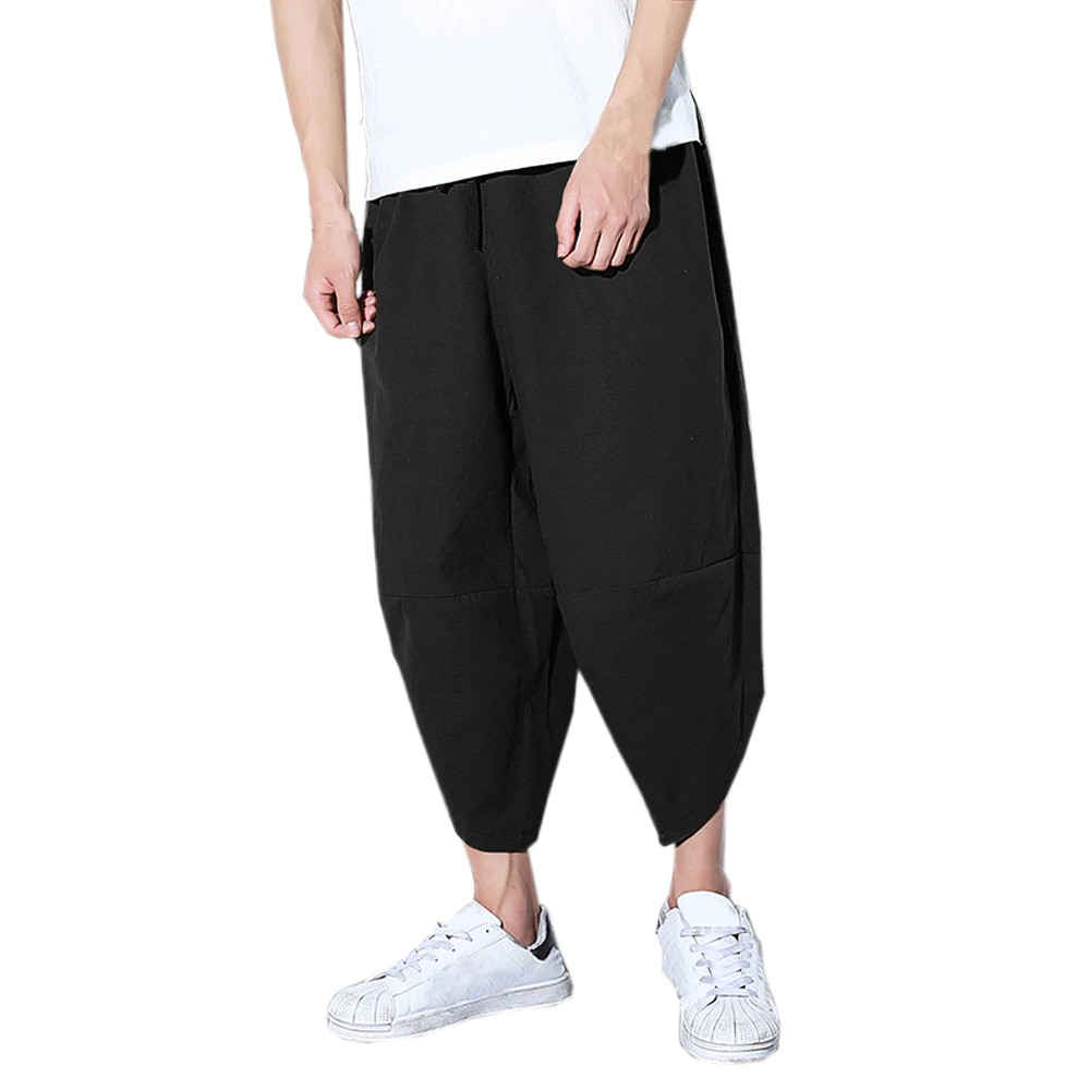 linen jean joggers men