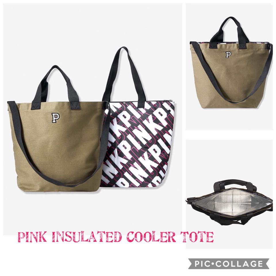 victoria secret pink cooler bag