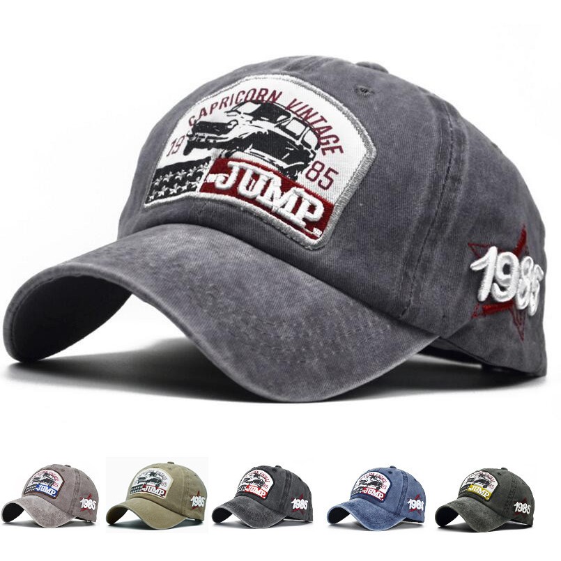 Vintage Classic Car Baseball Cap For Men Women Washed Cotton Trucker