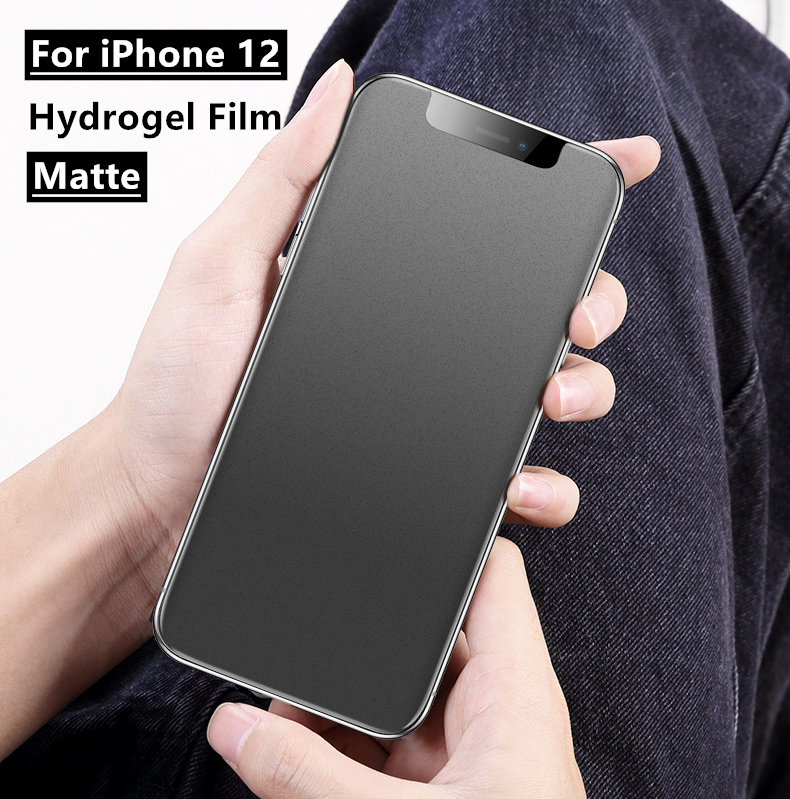 For Iphone 12 Mini 12 Pro Max Matte Screen Protector Frosted Hydrogel Soft Film No Fingerprint Full Coverage Soft Hydrogel Film For Iphone 12 Mini 12 Pro Max Frosted Screen Protector Shopee Philippines