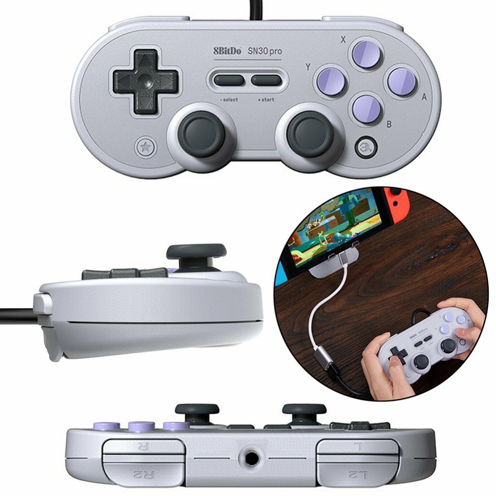 8 Bitdo Sn 30 Pro Usb Wired Gamepad For Ns Switch Pc Android Macos Yuk Shopee Philippines