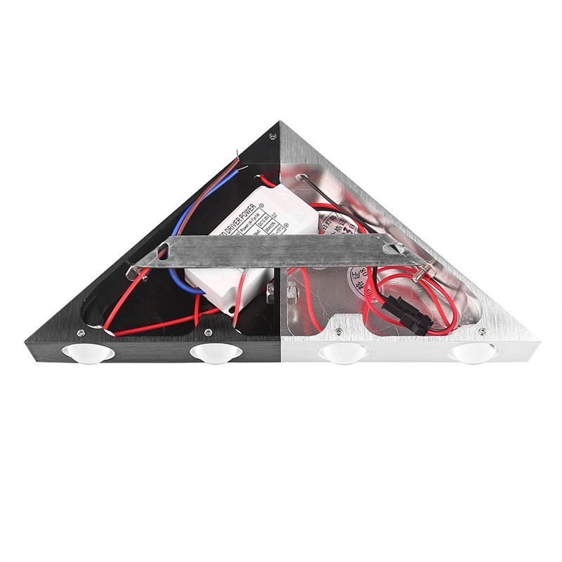 triangle led wall lamp
