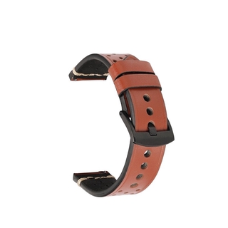Watch Strap 18mm 20mm 22mm 24mm High-end retro Calf Leather Watch band Strap Black Buckle Quick release Genuine Leather Strap #7