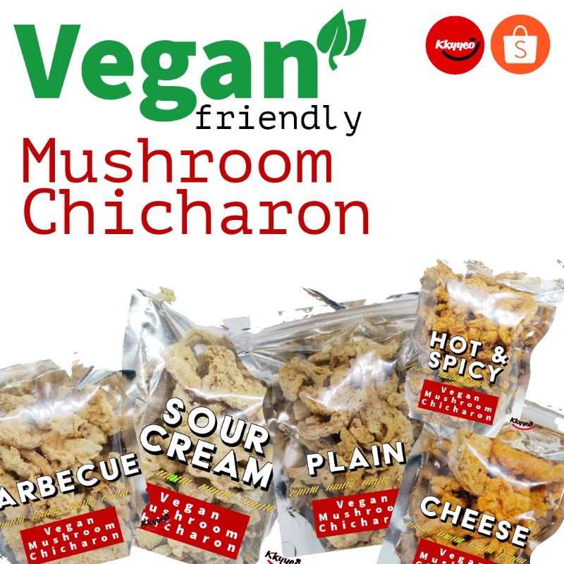 mushroom chicharon grocery snack Oyster Mushroom Chicharon Vegan