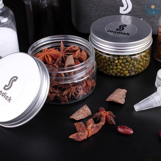 S-S 7 PCS Spice Cruets Set Travel Size Salt Bottle BBQ Sauce Container Anise Bottle Storage Bag Set for Camping Hiking BBQ Self-driving Traveling #6