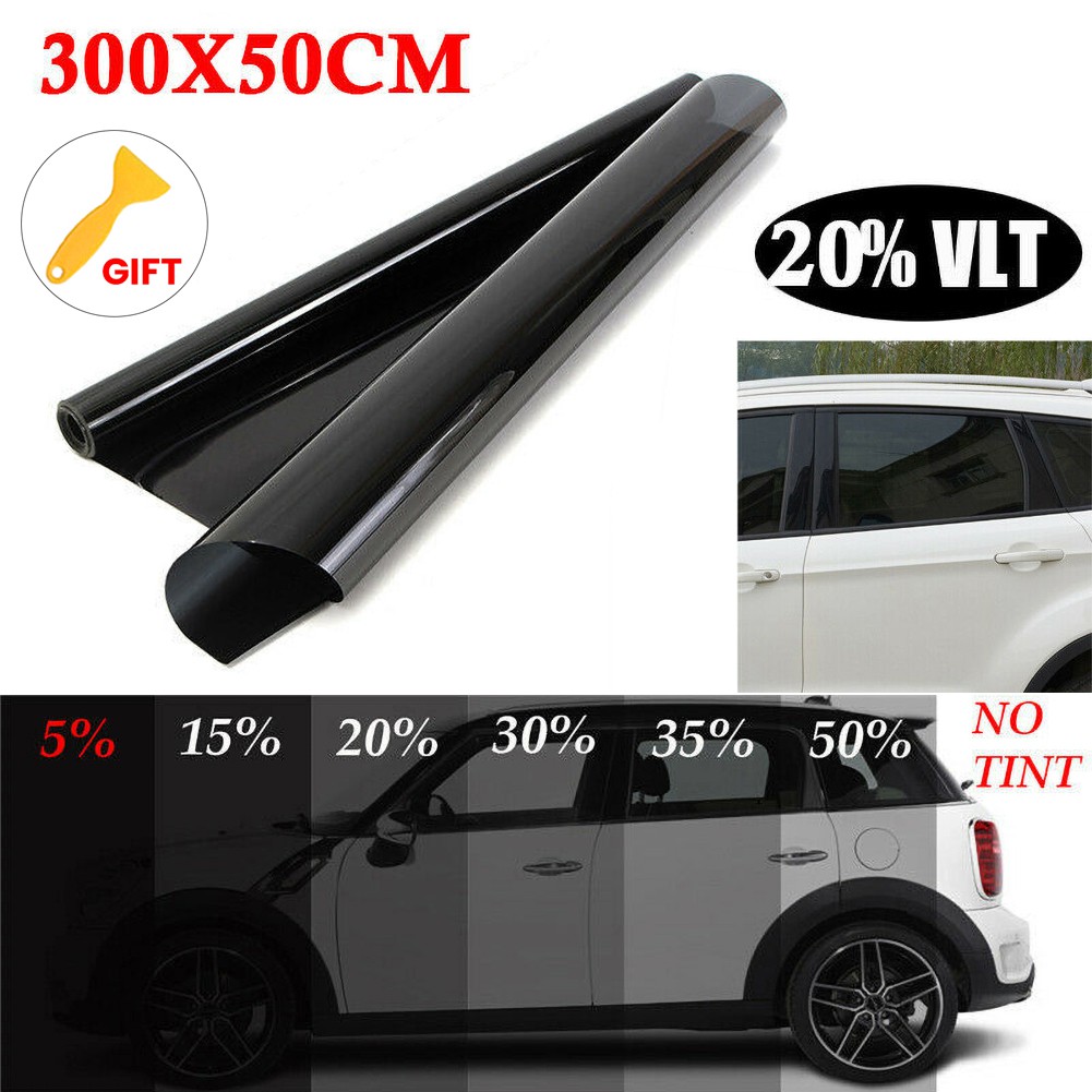 35% VLT Uncut Roll Window Tint Film 20" In x 10' Ft Feet Car Home Office Glass 