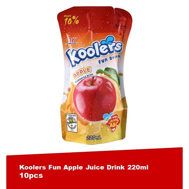 Koolers Fun Juice Drink 220ml X 10pcs | Shopee Philippines