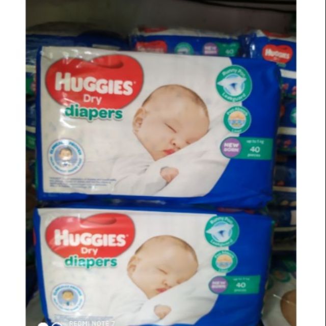 Newborn HUGGIES diaper 80pcs | Shopee Philippines