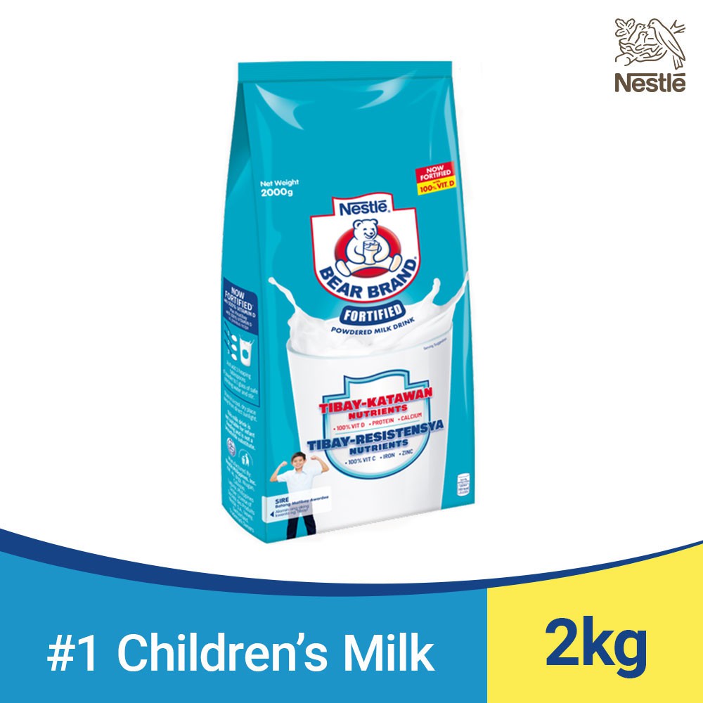 BEAR BRAND Fortified Powdered Milk Drink 2kg Shopee Philippines