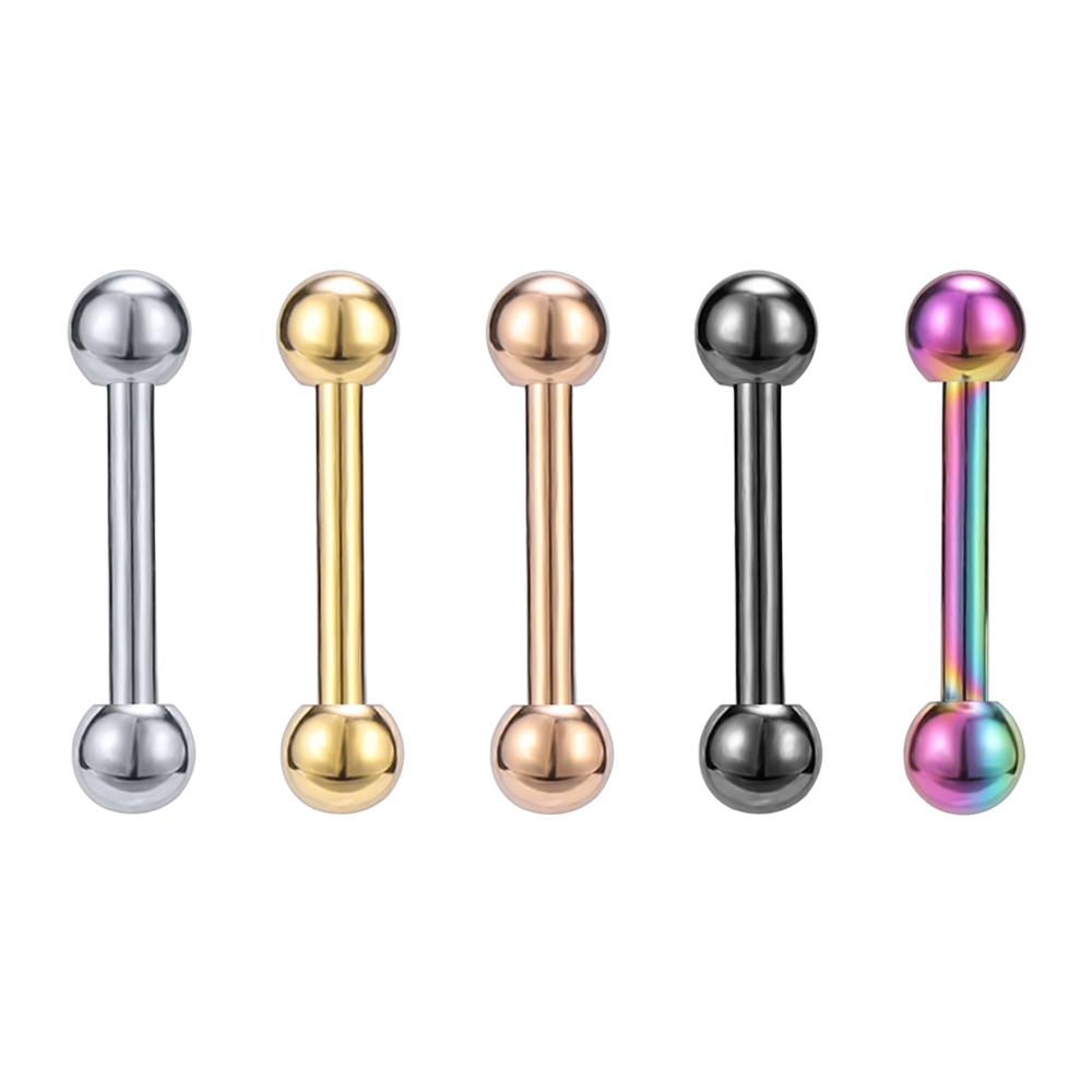 Colorful Anti Allergy Eyebrow Piercings Stainless Steel Eyebrow Rings
