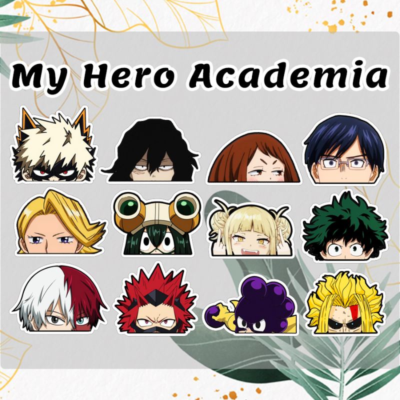 Bokuno Hero Academia Sticker Peeker Waterproof Vinyl Matteglossy Shopee Philippines 6068