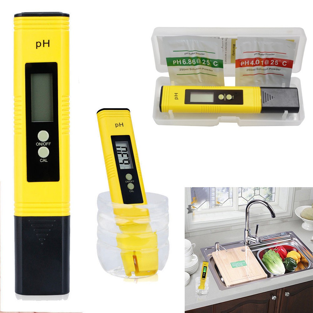 Drinking Water NEW Digital LCD pH Meter//Tester//Pocket//Pen Pool//Pond Water