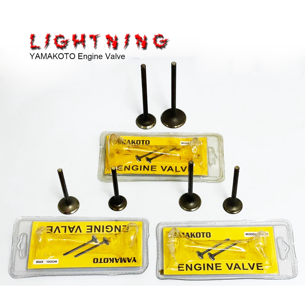 YAMAKOTO Engine Valve XRM110 XRM125 Wave125 Wav100 TMXCDI Shopee