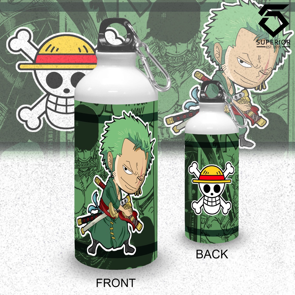 One Piece Anime Roronoa Zoro Luffy Trafalgar Law Sublimated Sports Jug 