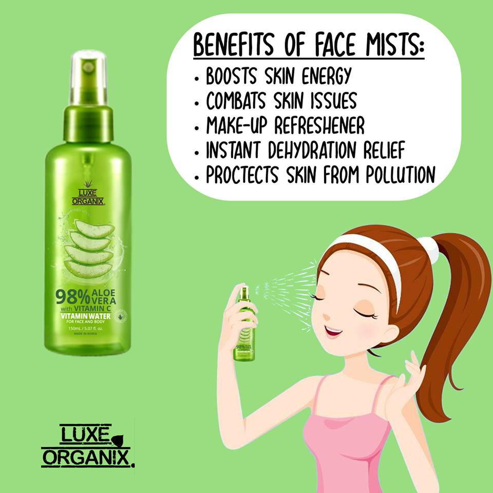 aloe vera water for skin