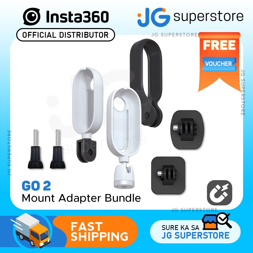Insta360 Mount Adapter Bundle for GO 2 Camera Screw / Prong