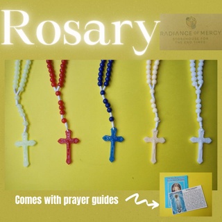 Rosary with prayer guide