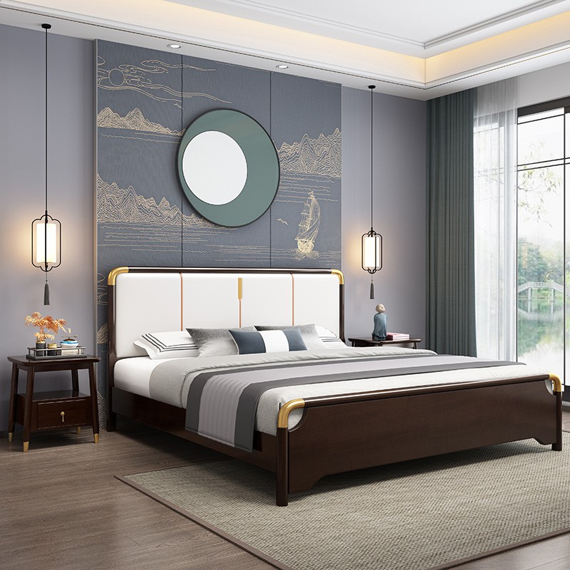 Bed1 8rice Double Bed Frame, Asian Style King Size Bed Frames