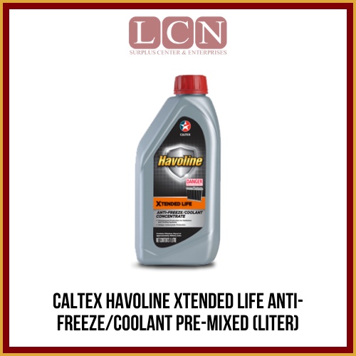 CALTEX Havoline Xtended Life Antifreeze/Coolant PREMIXED 50/50 (1