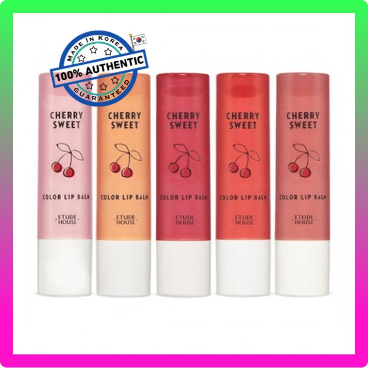 [etude House] Cherry Sweet Color Lip Balm 4g 