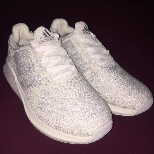 ultra boost white silver