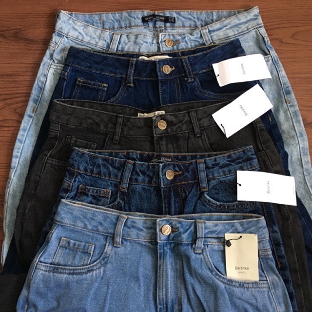 mom jeans size chart