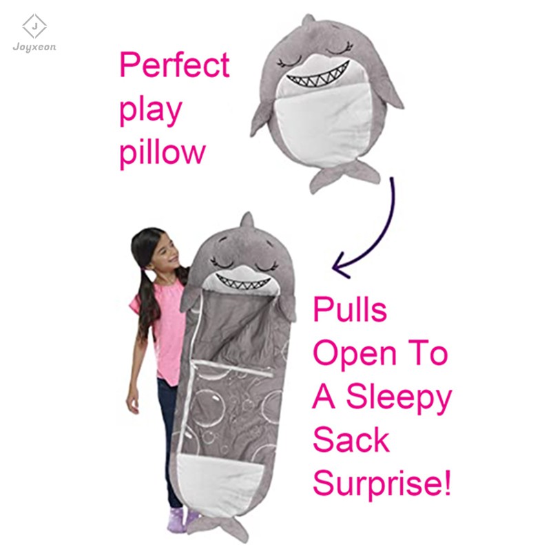 Joyxeon. Happy Nappers 2in1 Portable Cute Cartoon Sleeping Bag Pillow Thickened Warm Blanket for Children