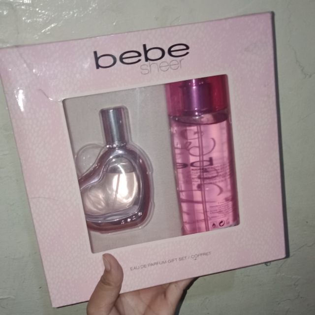 Bebe Sheer Eau De Parfum Gift Set Shopee Philippines