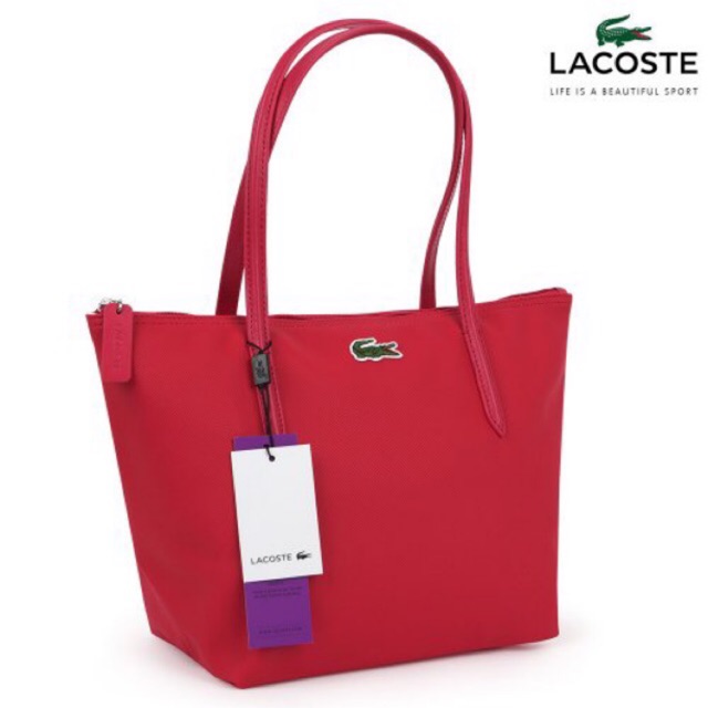 authentic lacoste tote bag