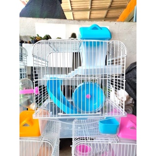 Shobi 2-tier hamster cage with slide rail #4