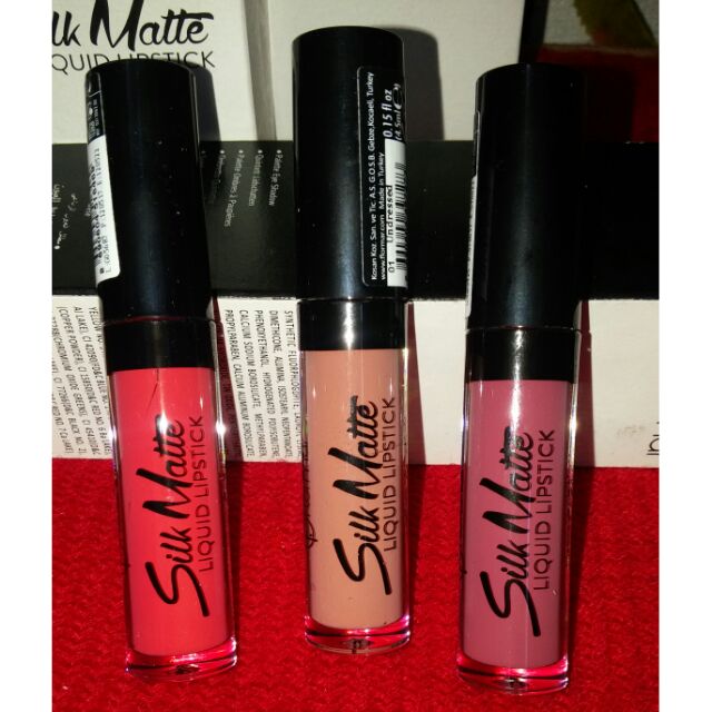 silk matte liquid lipstick