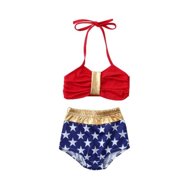wonder woman girls swimsuit