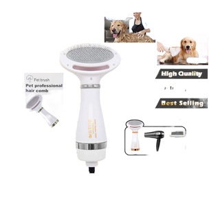 ☃2in1 Portable Pet Dryer Dog Hair & Comb Grooming Cat Fur Blower Low Noise