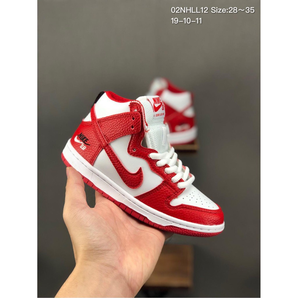 nike sb zoom dunk high pro red