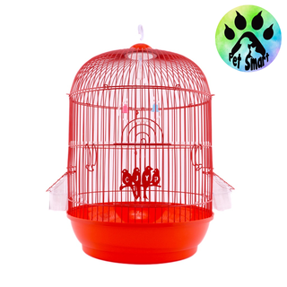 J14060008 0232# Large Round Bird Cage Complete Set with Feeder