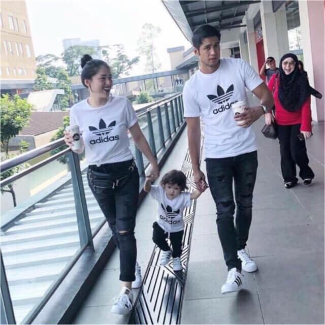 mother and daughter matching adidas outfits