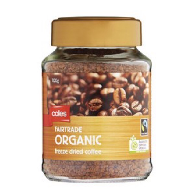 Coles Organic Freeze Dried Fairtrade Instant Coffee 100 G Shopee Philippines
