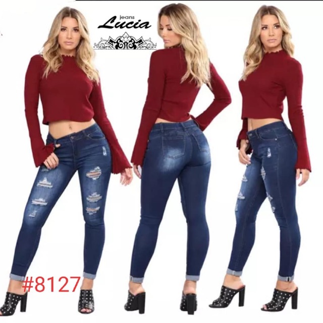 women's plus size red jeans