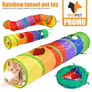 Pet Cat Toy Cat Tunnel Set Funny Cat Stick Ball Indoor Chasing Toy Cat Supplies