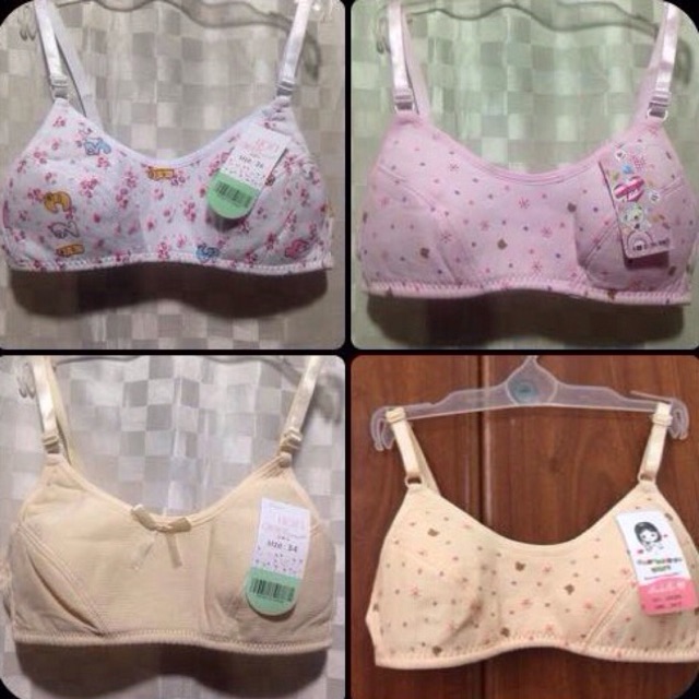 Assorted Baby Bra For 8 To 13 Yrs Old Shopee Philippines