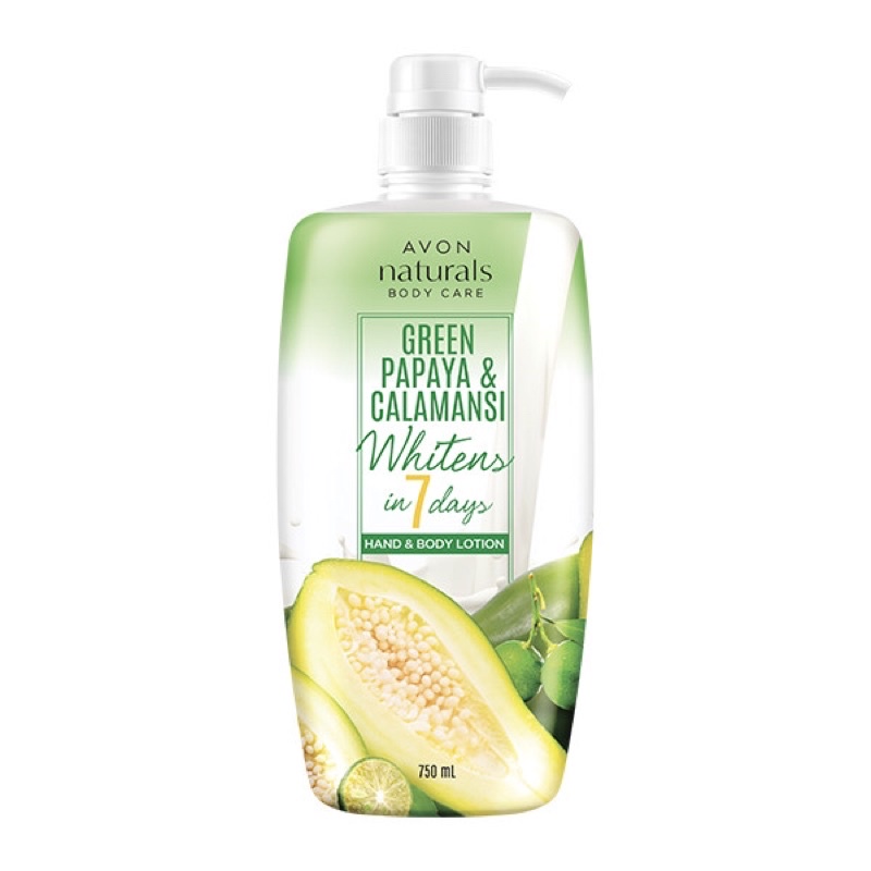 Lotion 750 ml Avon Naturals Green Papaya & Calamansi Shopee Philippines