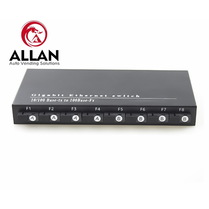 Allan Non Gigabit Ethernet Switch Fiber Switch 8 PORT 10 100 1000 Base