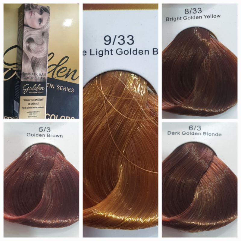 GOLDEN BRAND Keratin Series Expert Color Professional 100g (gold shades) |  Shopee Philippines