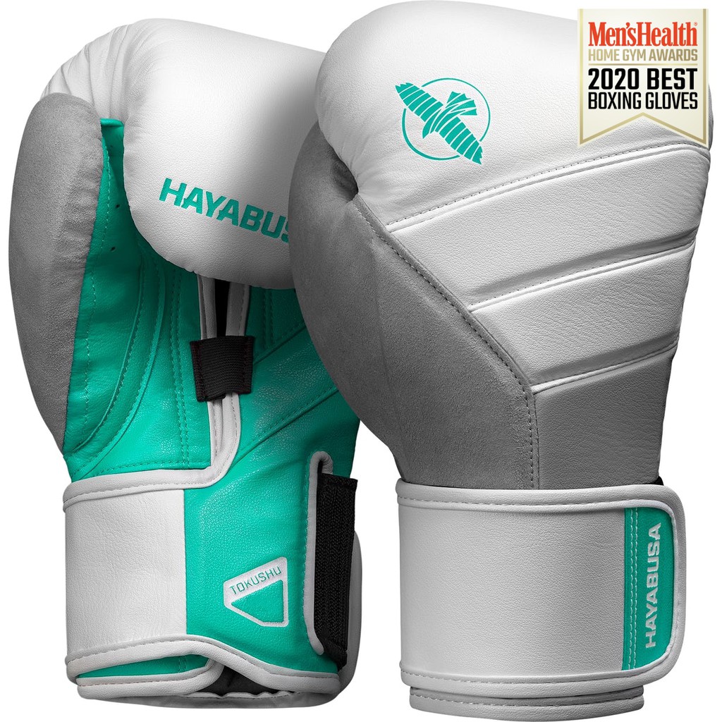 HAYABUSA T3 Boxing Gloves White Teal (BEST BOXING GLOVES in THE