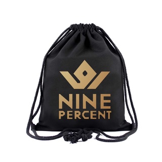 ◕Ninepercent Idol Producer Nine Percent Canvas Drawstring Bag Schoolbags 蔡徐坤 Bags #3