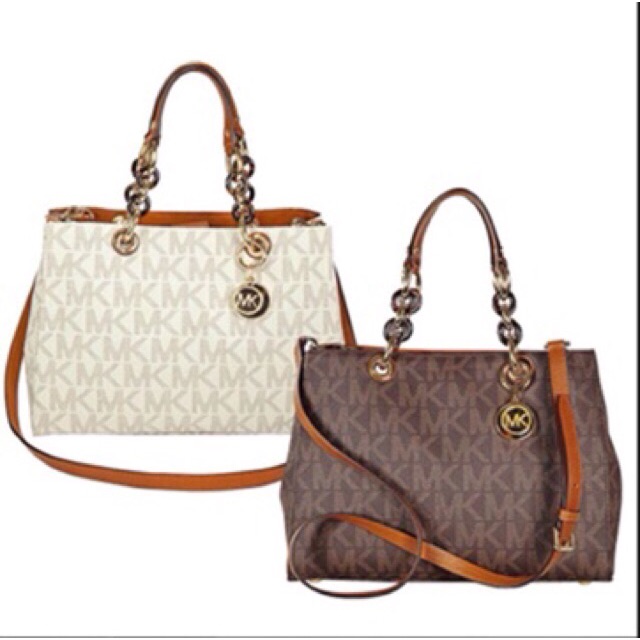 michael kors tote with chain handles